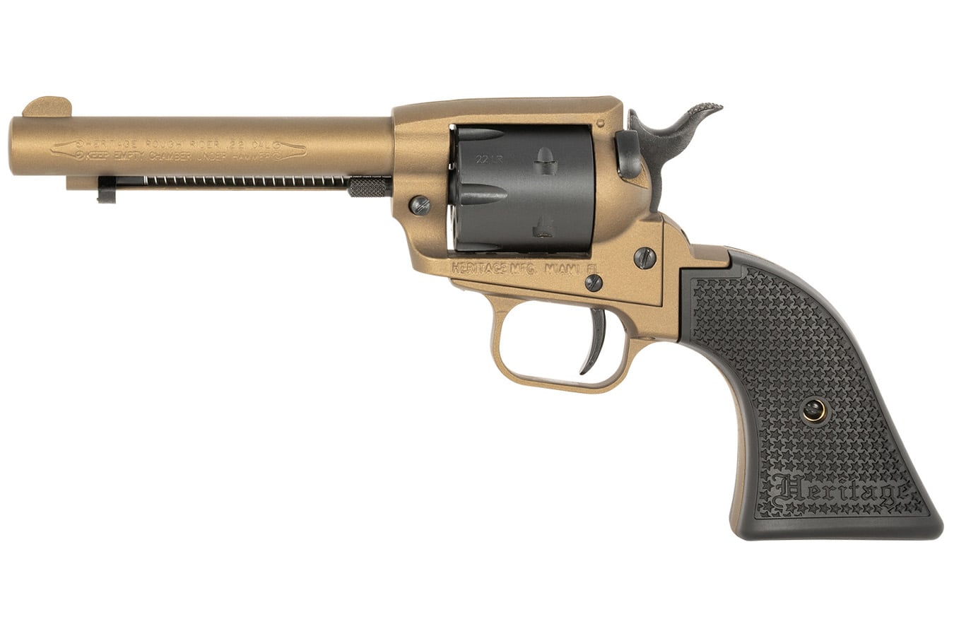 HERITAGE Rough Rider 22 LR Revolver with Burnt Bronze Cerakote Finish 