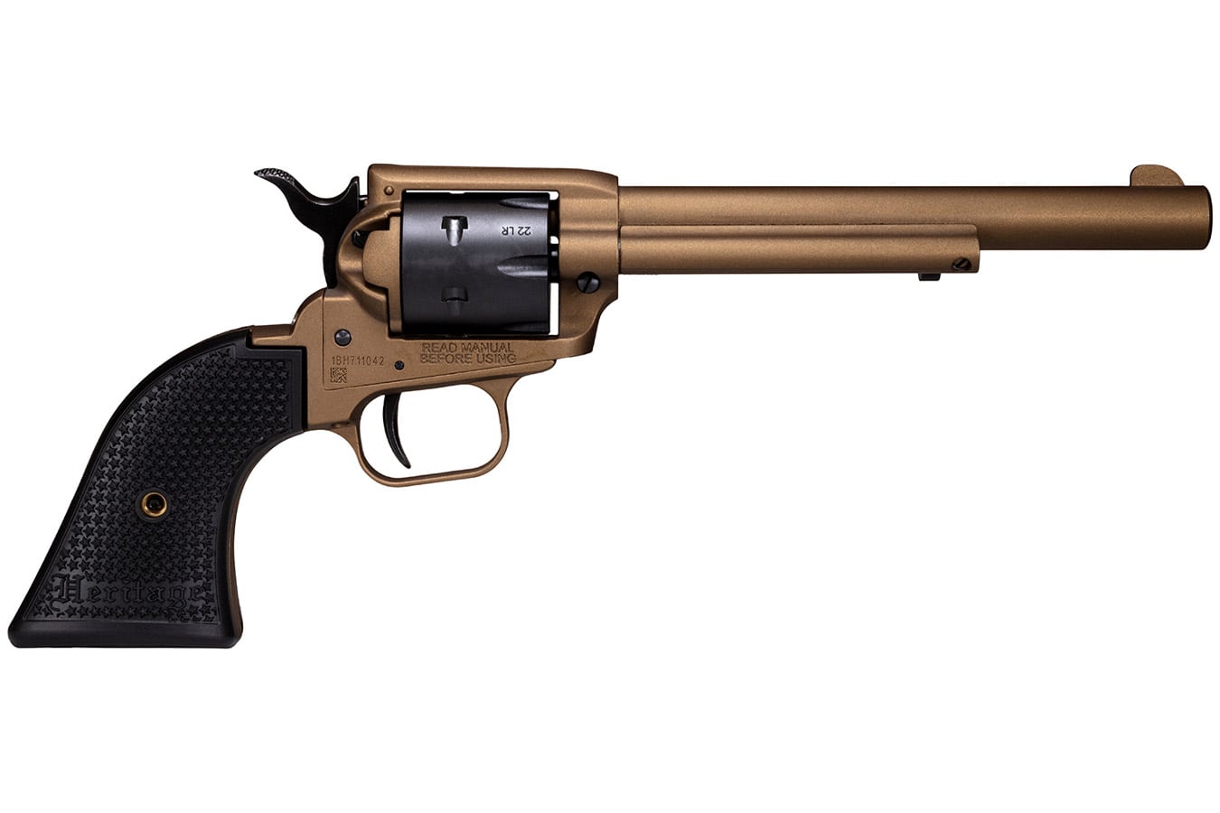 HERITAGE Rough Rider 22 LR Revolver with Burnt Bronze Cerakote Finish 