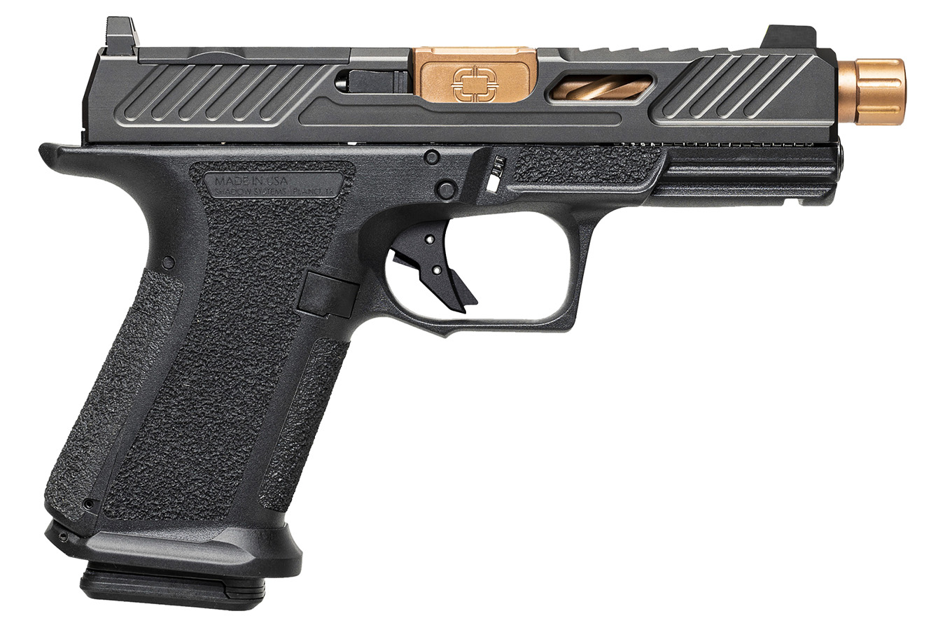 Shadow Systems MR920 Elite 9mm Pistol with Bronze Threaded Barrel and Optic Ready Slide
