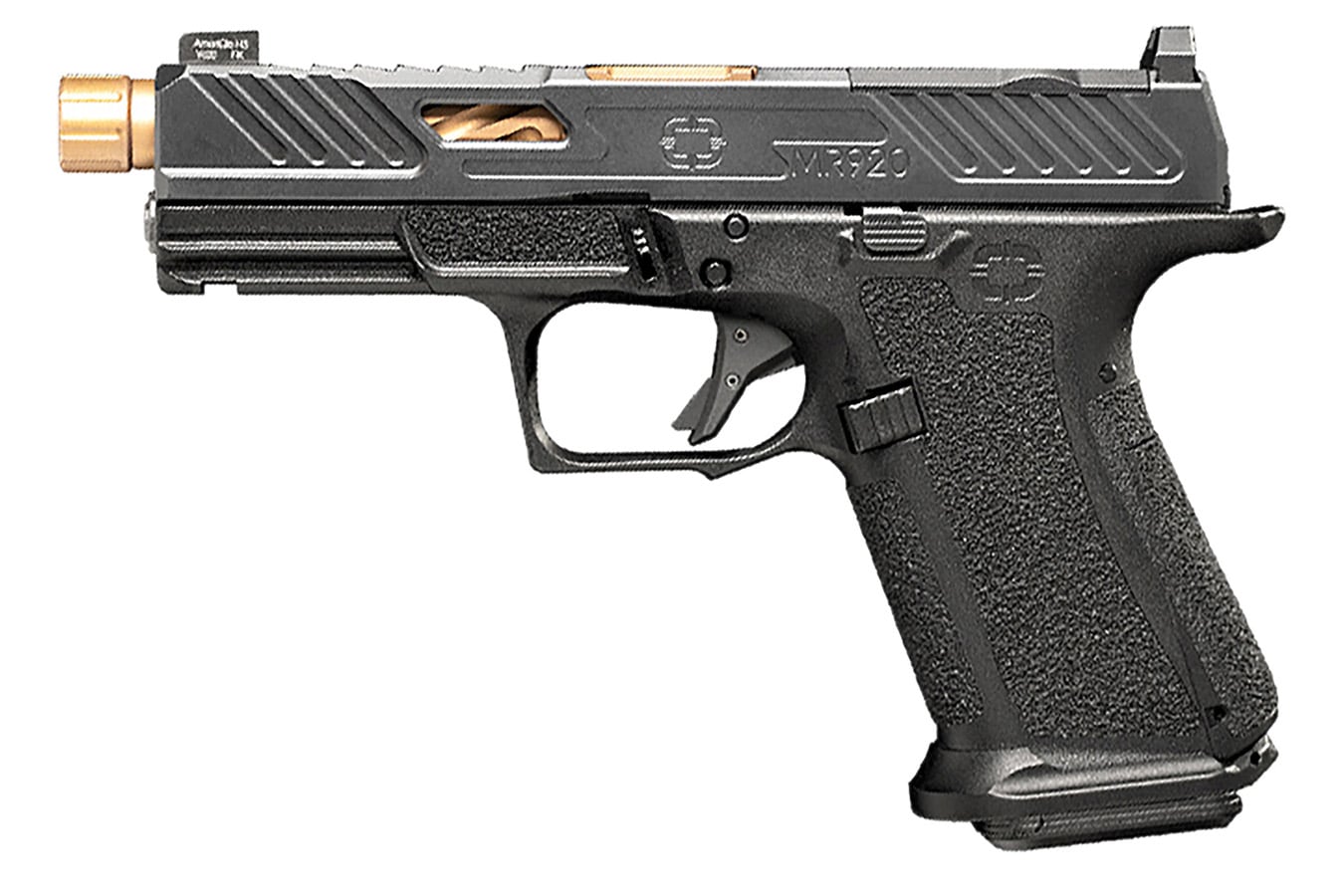 Shadow Systems MR920 Elite 9mm Pistol with Bronze Threaded Barrel and Optic Ready Slide