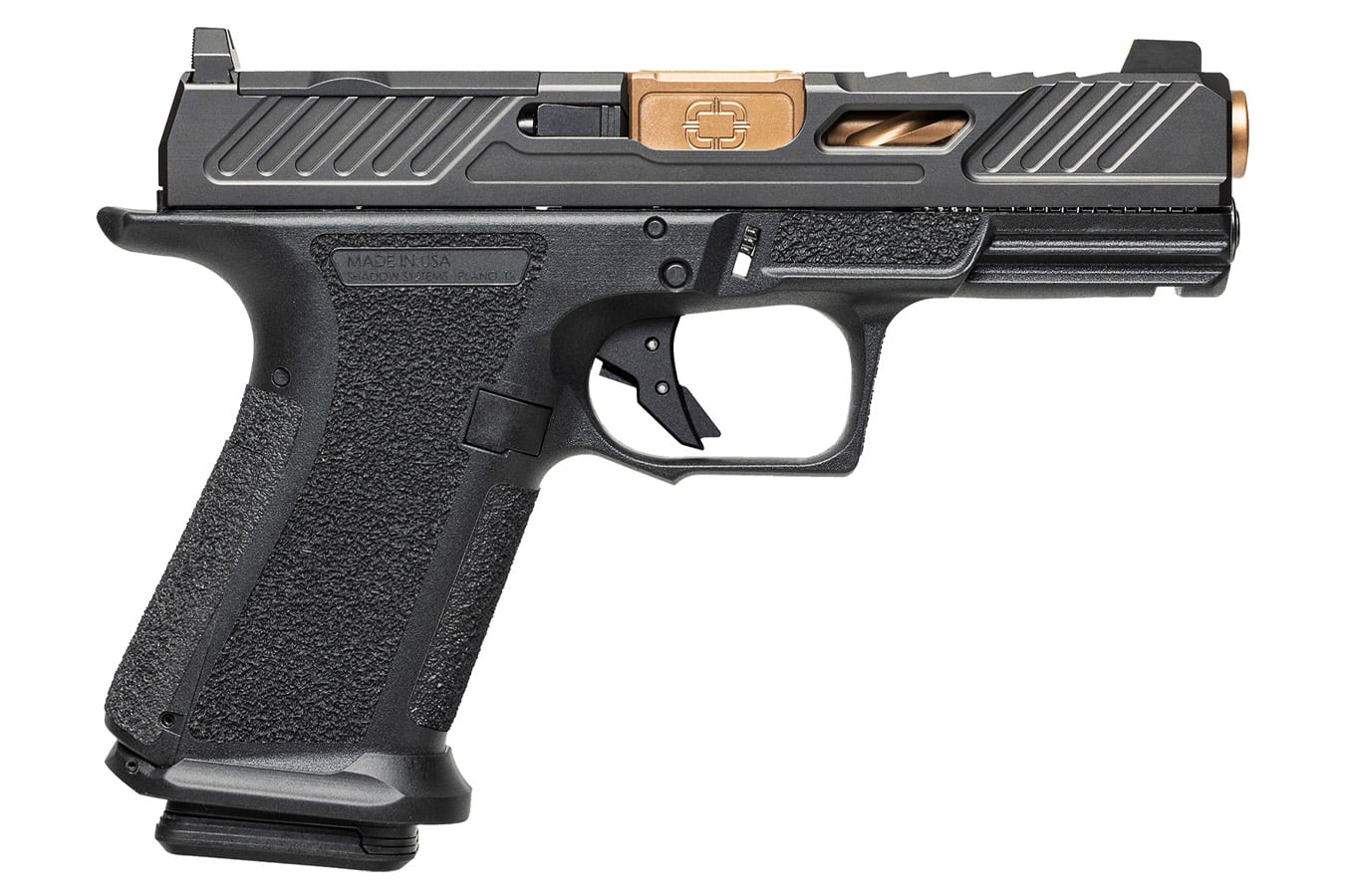 Shadow Systems MR920 Elite 9mm Pistol with Bronze Barrel and Optic Ready Slide