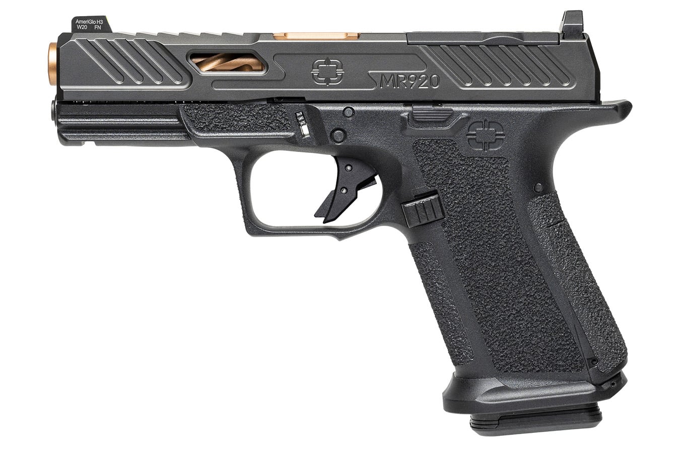 Shadow Systems MR920 Elite 9mm Pistol with Bronze Barrel and Optic Ready Slide