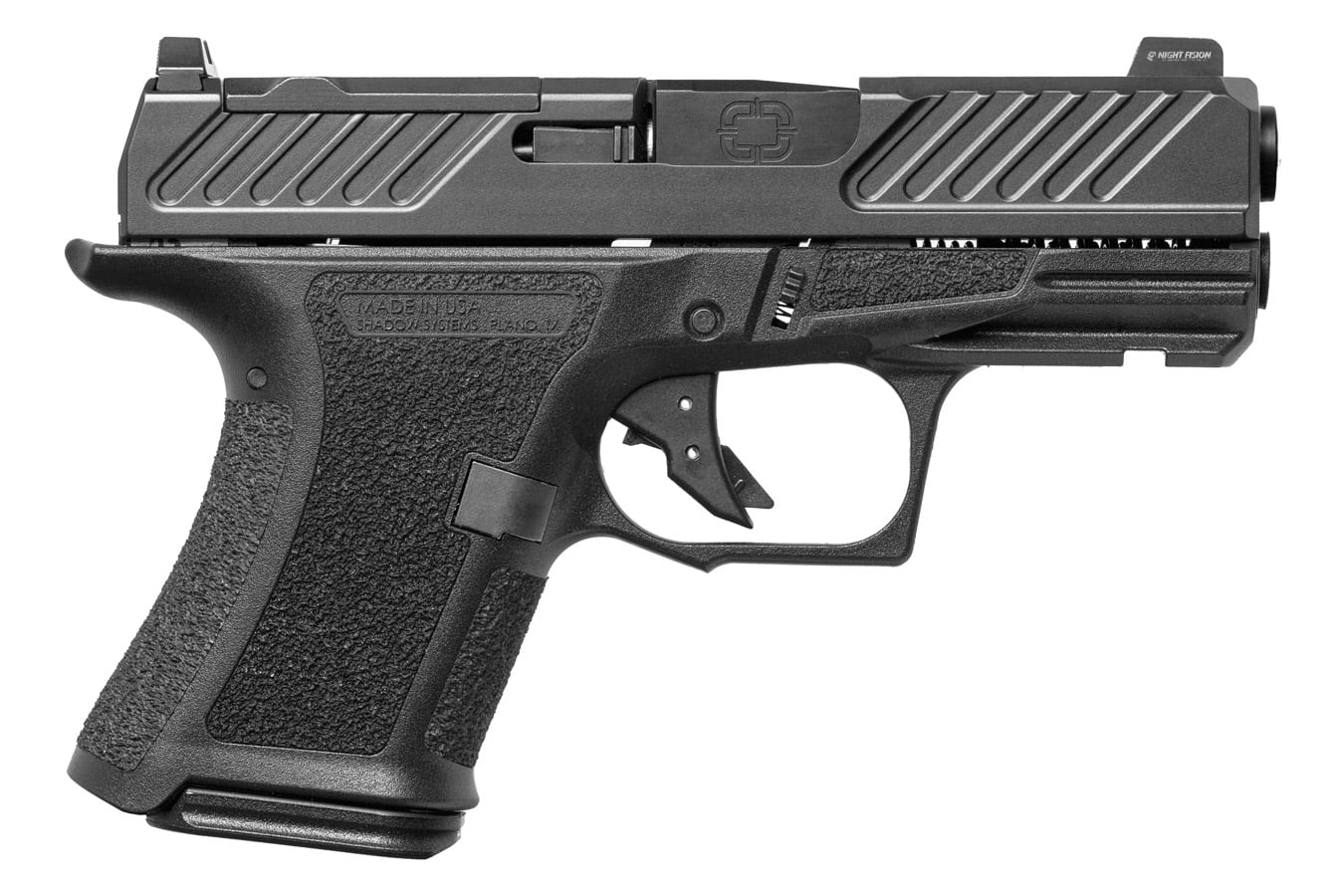 Shadow Systems CR920 Combat 9mm 13+1 Pistol with Optic Cut Slide and Black Spiral Fluted Barrel