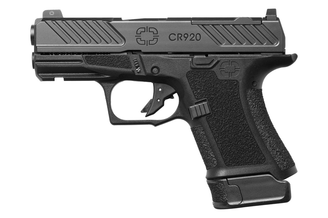 Shadow Systems CR920 Combat 9mm 13+1 Pistol with Optic Cut Slide and Black Spiral Fluted Barrel