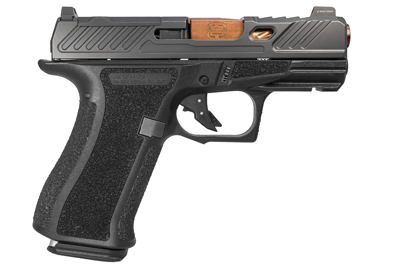 Shadow Systems CR920X 9mm Optic Ready Subcompact Pistol with Bronze Spiral Fluted Barrel