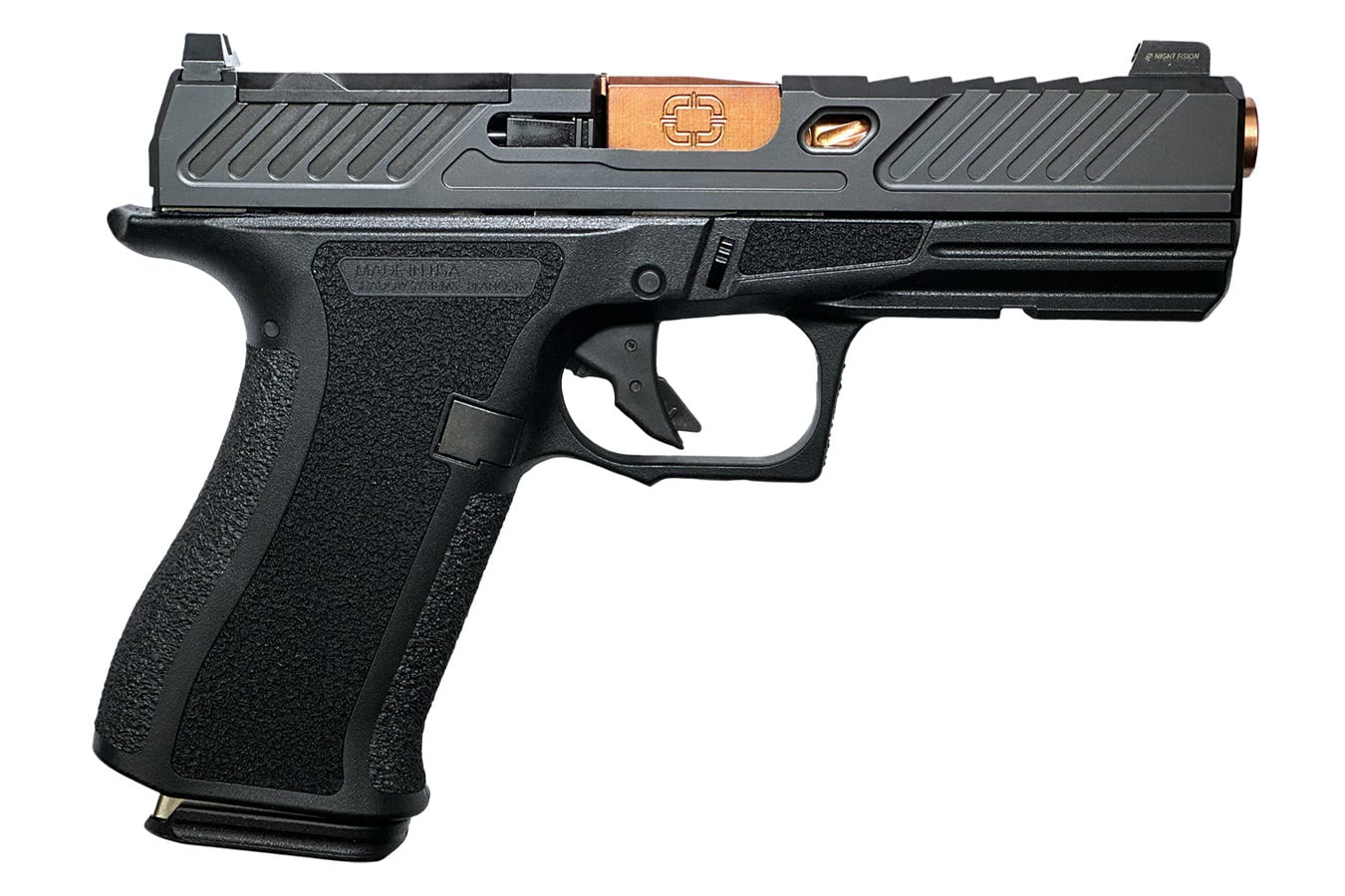 Shadow Systems CR920XL 9mm Pistol With Gold Barrel