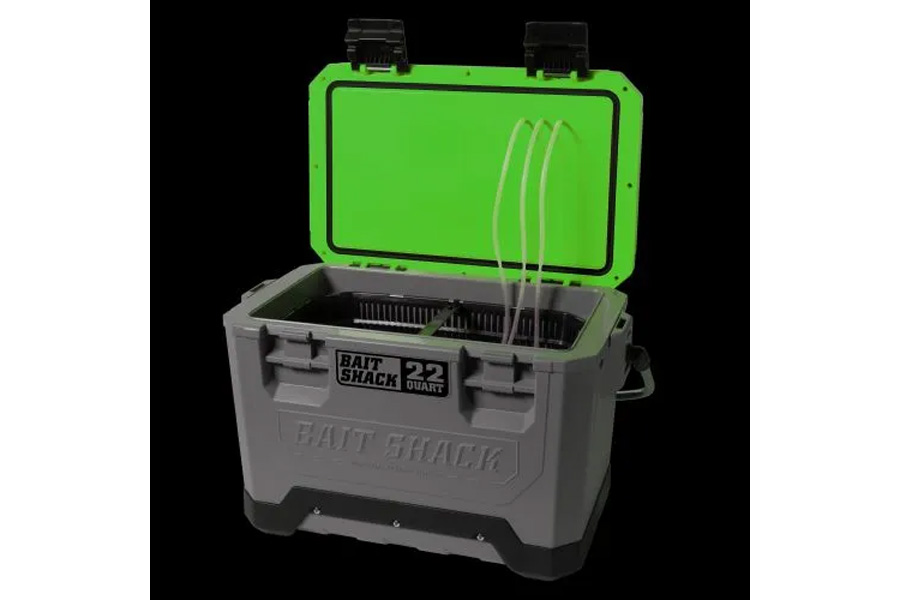 Whisker Seeker Seeker Tackle Solar Powered Bait Cooler Green