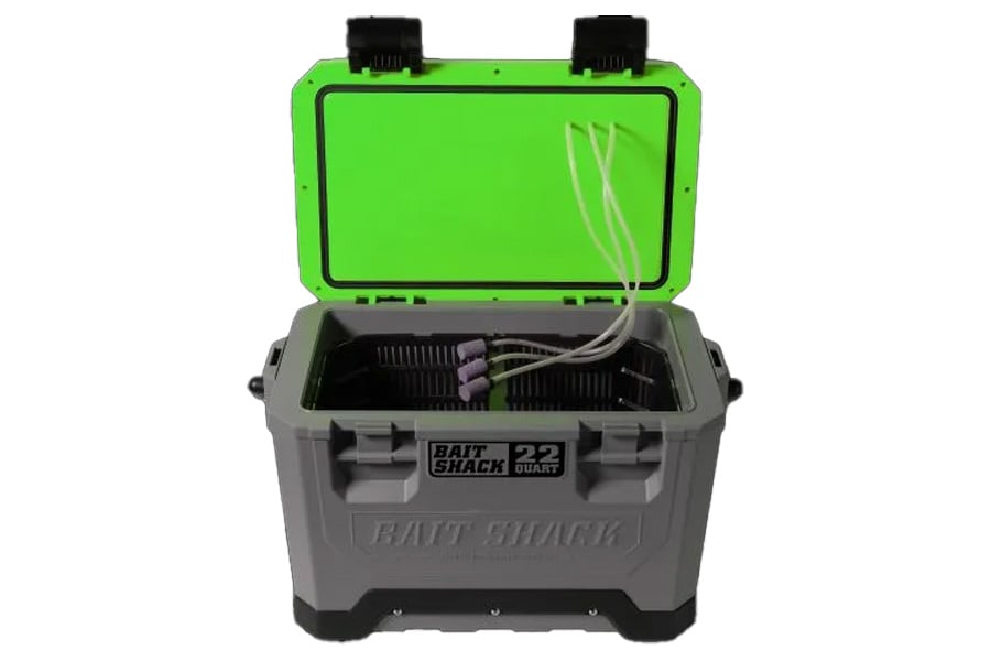 Whisker Seeker Seeker Tackle Solar Powered Bait Cooler Green