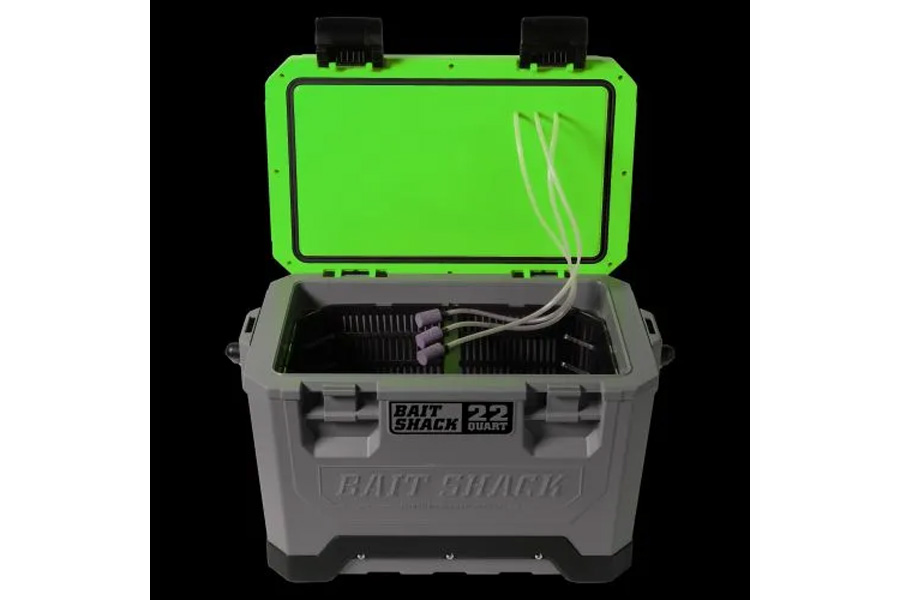 Whisker Seeker Seeker Tackle Solar Powered Bait Cooler Green