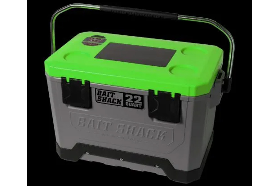 Whisker Seeker Seeker Tackle Solar Powered Bait Cooler Green