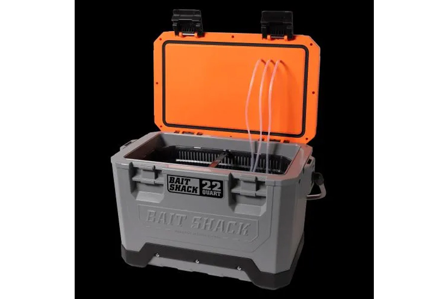 Whisker Seeker Seeker Tackle Solar Powered Bait Cooler Orange