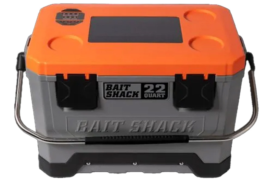 WHISKER SEEKER Seeker Tackle Solar Powered Bait Cooler Orange