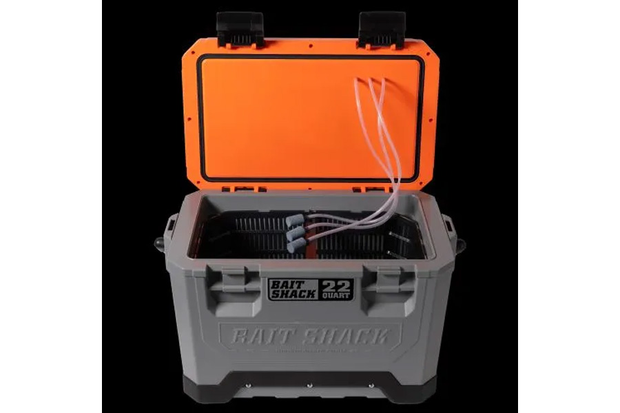 Whisker Seeker Seeker Tackle Solar Powered Bait Cooler Orange