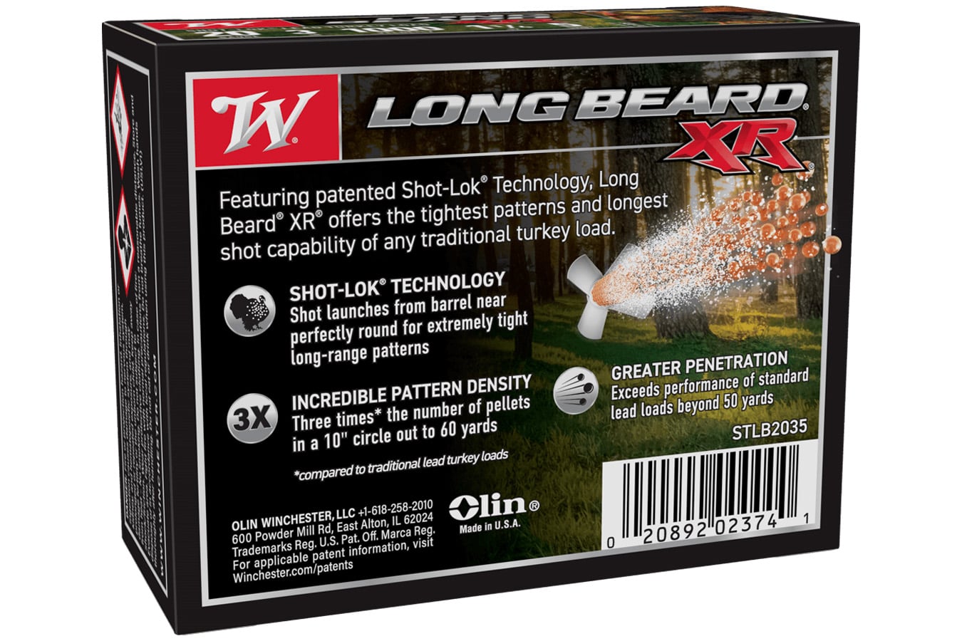 Winchester STLB2035 20 Gauge 3 in 1-1/4 oz #5 Long Beard XR 10/Box ...