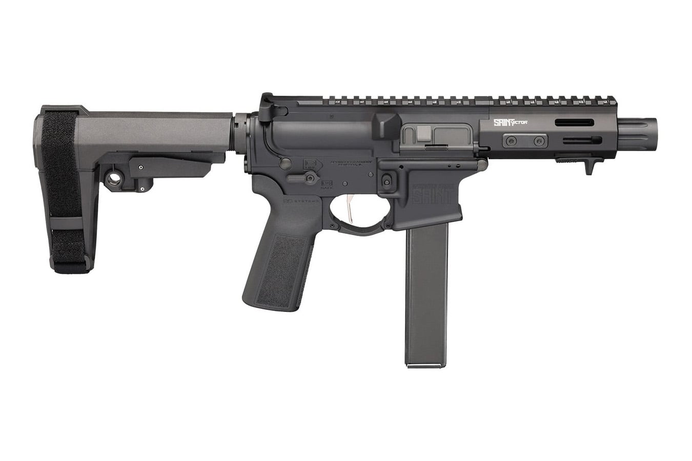 Springfield Saint Victor 9mm Pistol with SBA3 Brace and 32-Round Magazine