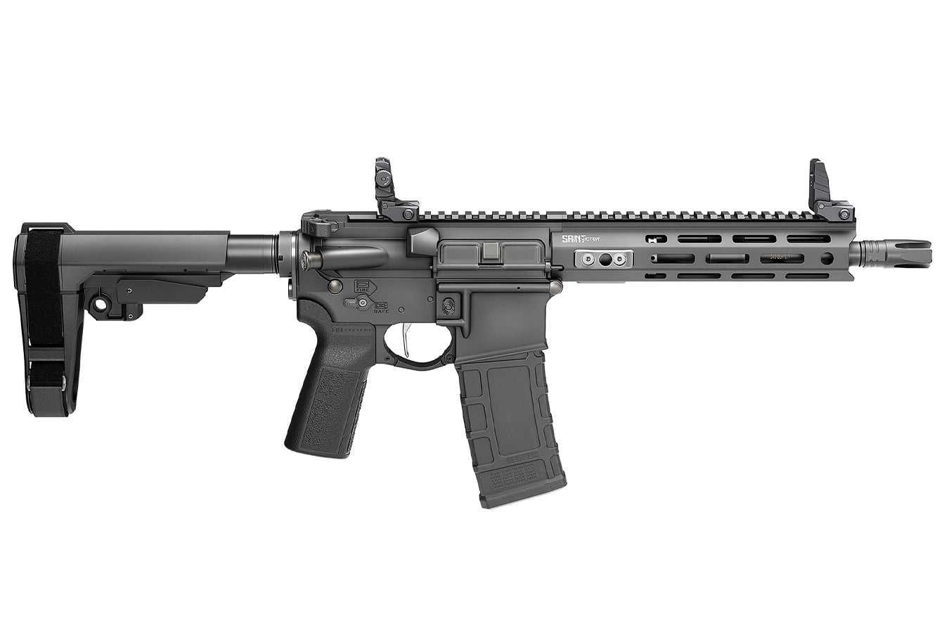 SPRINGFIELD SAINT Victor 300 Blackout Gear Pac Pistol with Viridian Green Dot, Four Mags and Range Bag