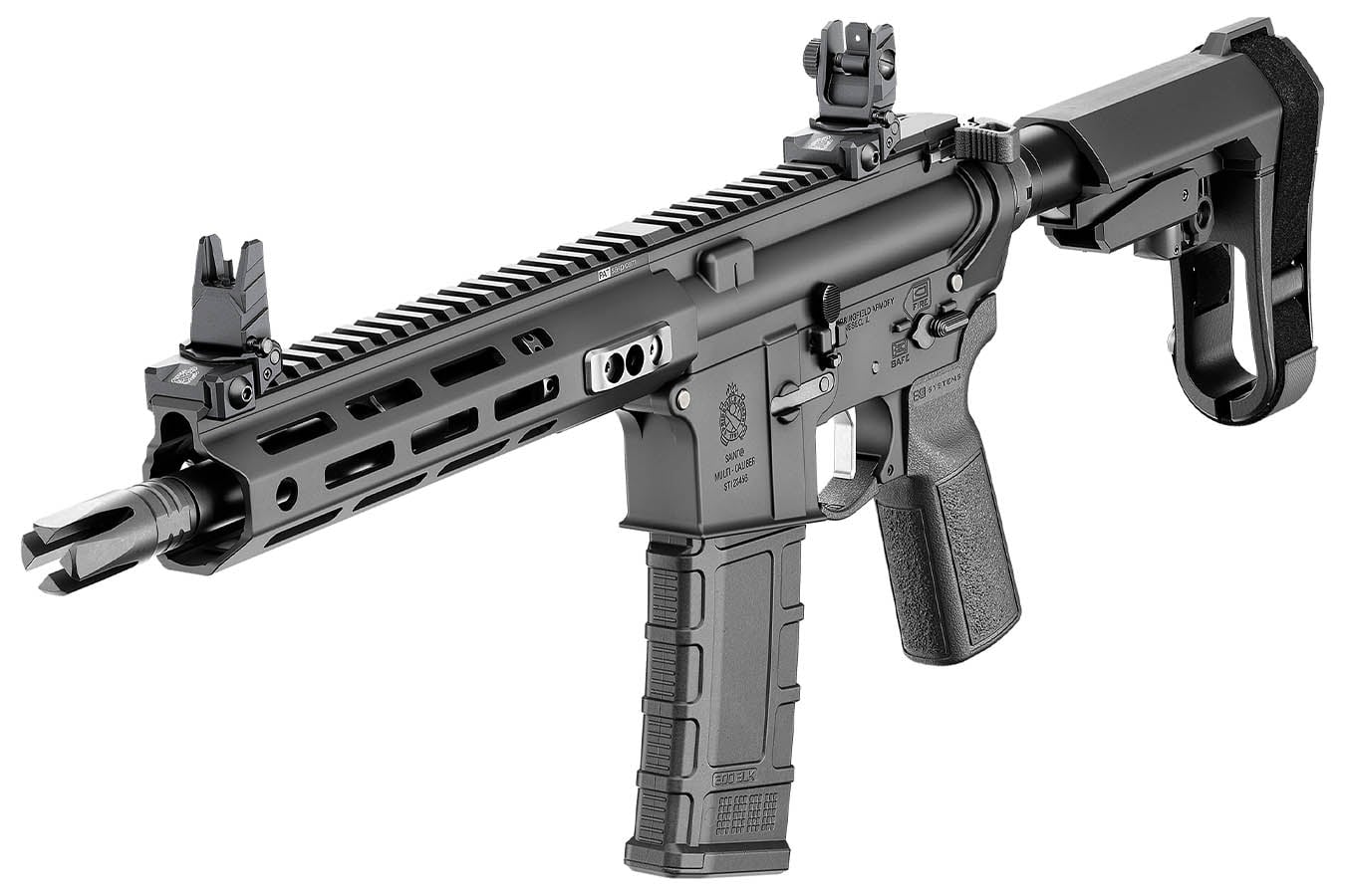 SPRINGFIELD SAINT Victor 300 Blackout Gear Pac Pistol with Viridian Green Dot, Four Mags and Range Bag