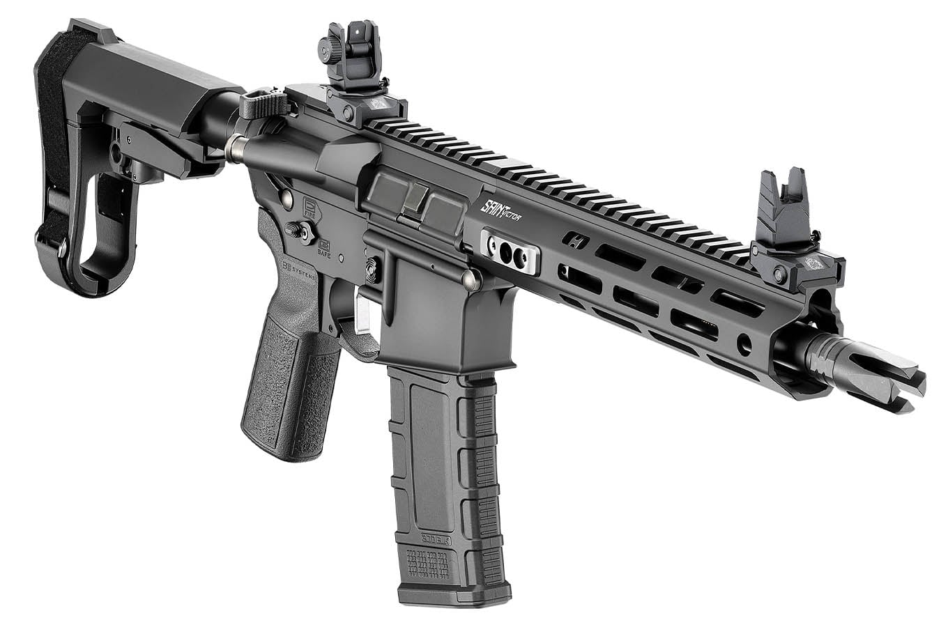 SPRINGFIELD SAINT Victor 300 Blackout Gear Pac Pistol with Viridian Green Dot, Four Mags and Range Bag