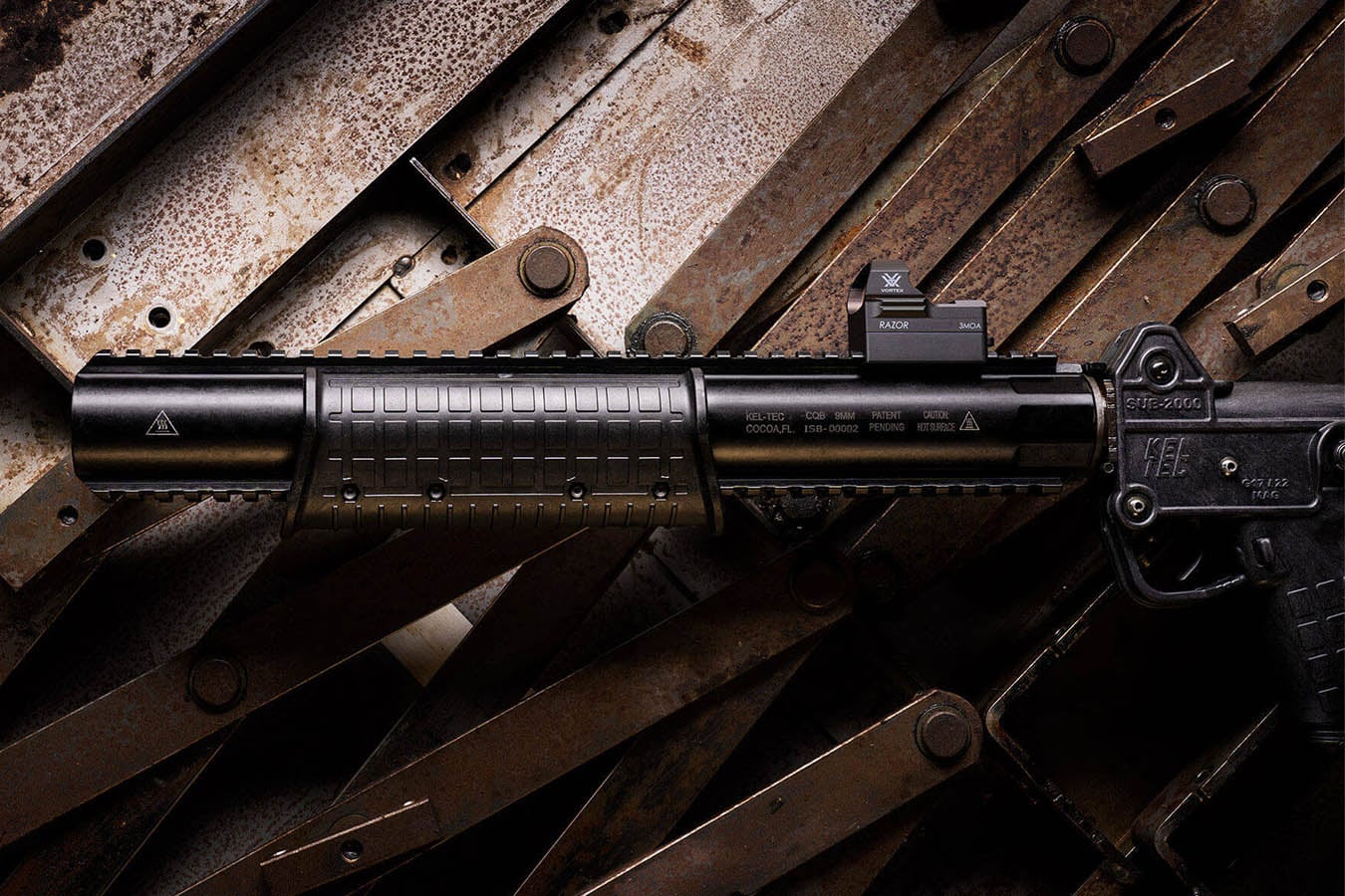 Keltec SUB CQB 9mm Integrally Suppressed Folding Rifle