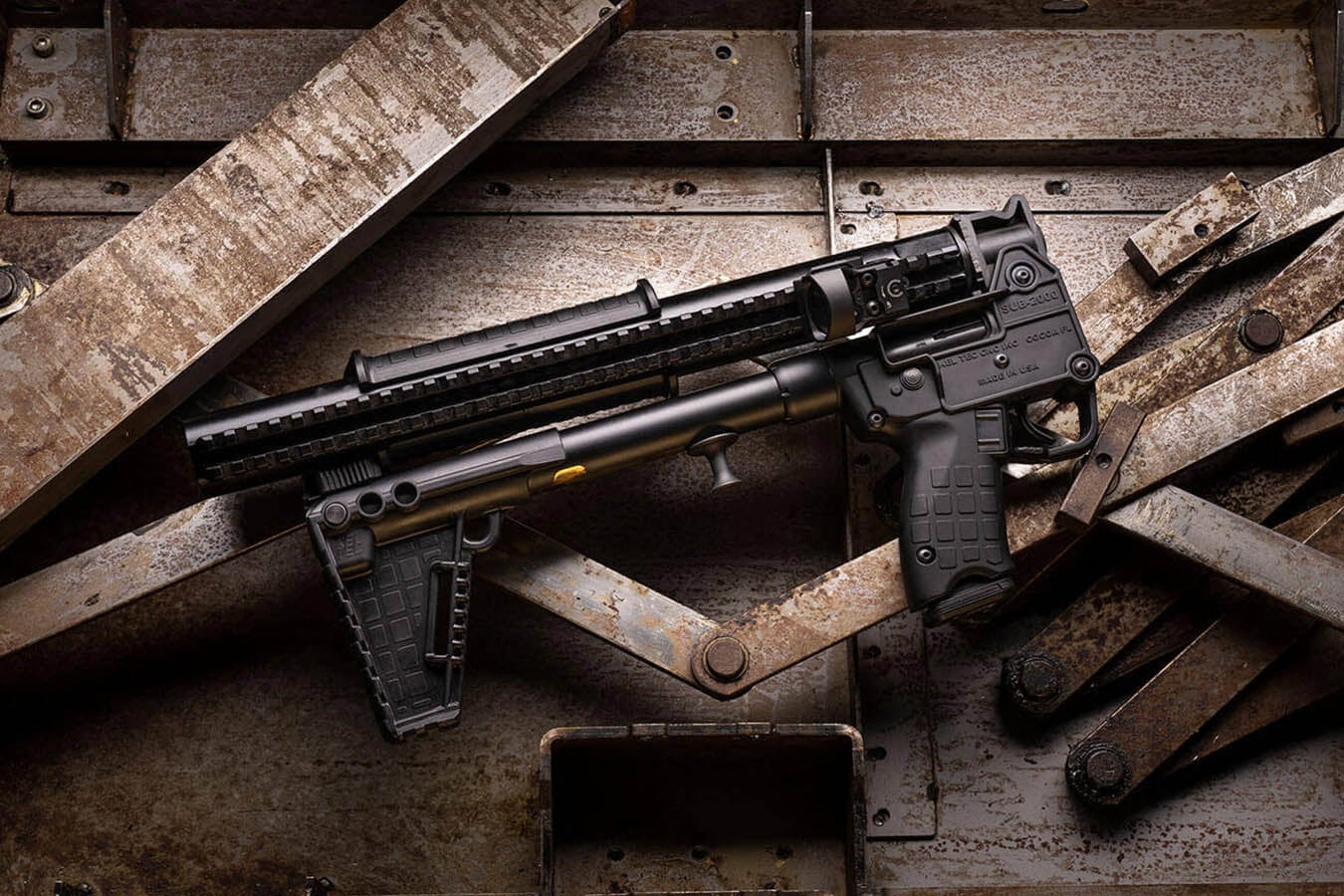 Keltec SUB CQB 9mm Integrally Suppressed Folding Rifle