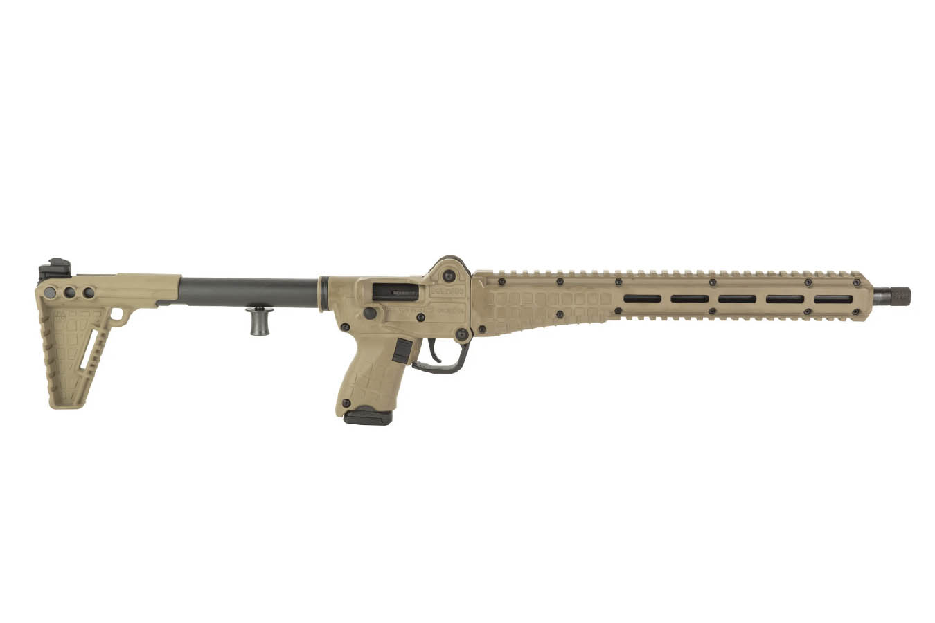 KELTEC Sub 2000 9mm Semi-Auto Rifle with Tan Finish (Glock 19 Config)