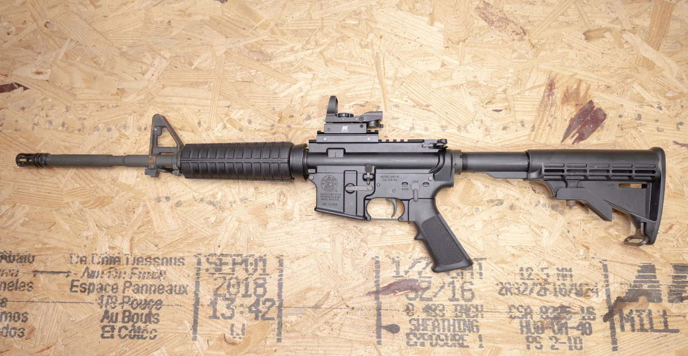 SMITH AND WESSON M&P15 5.56mm Police Trade-In Rifle with Red Dot Optic