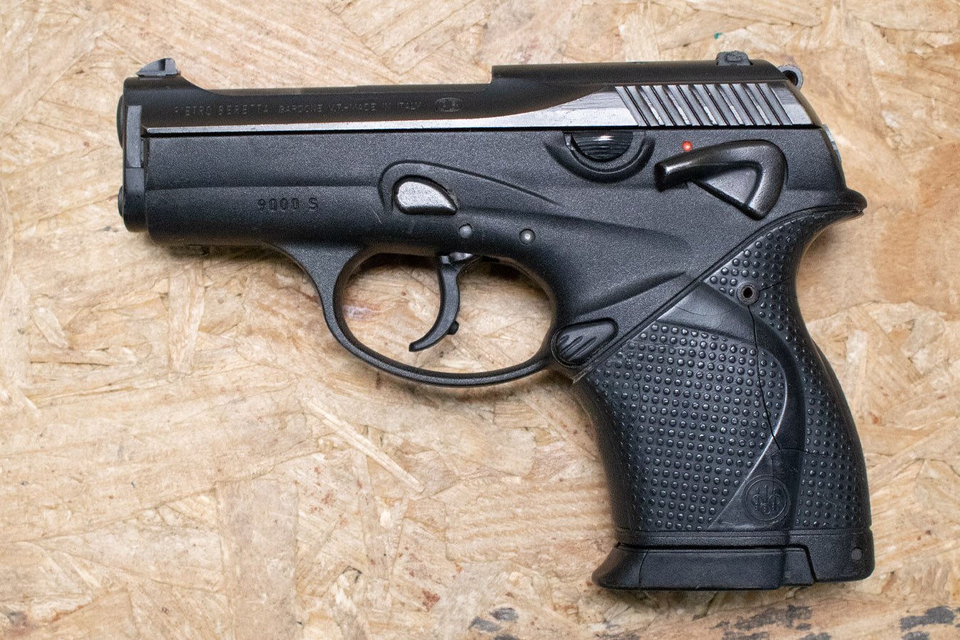 BERETTA 9000S 9mm Police Trade-In Pistol with Manual Safety