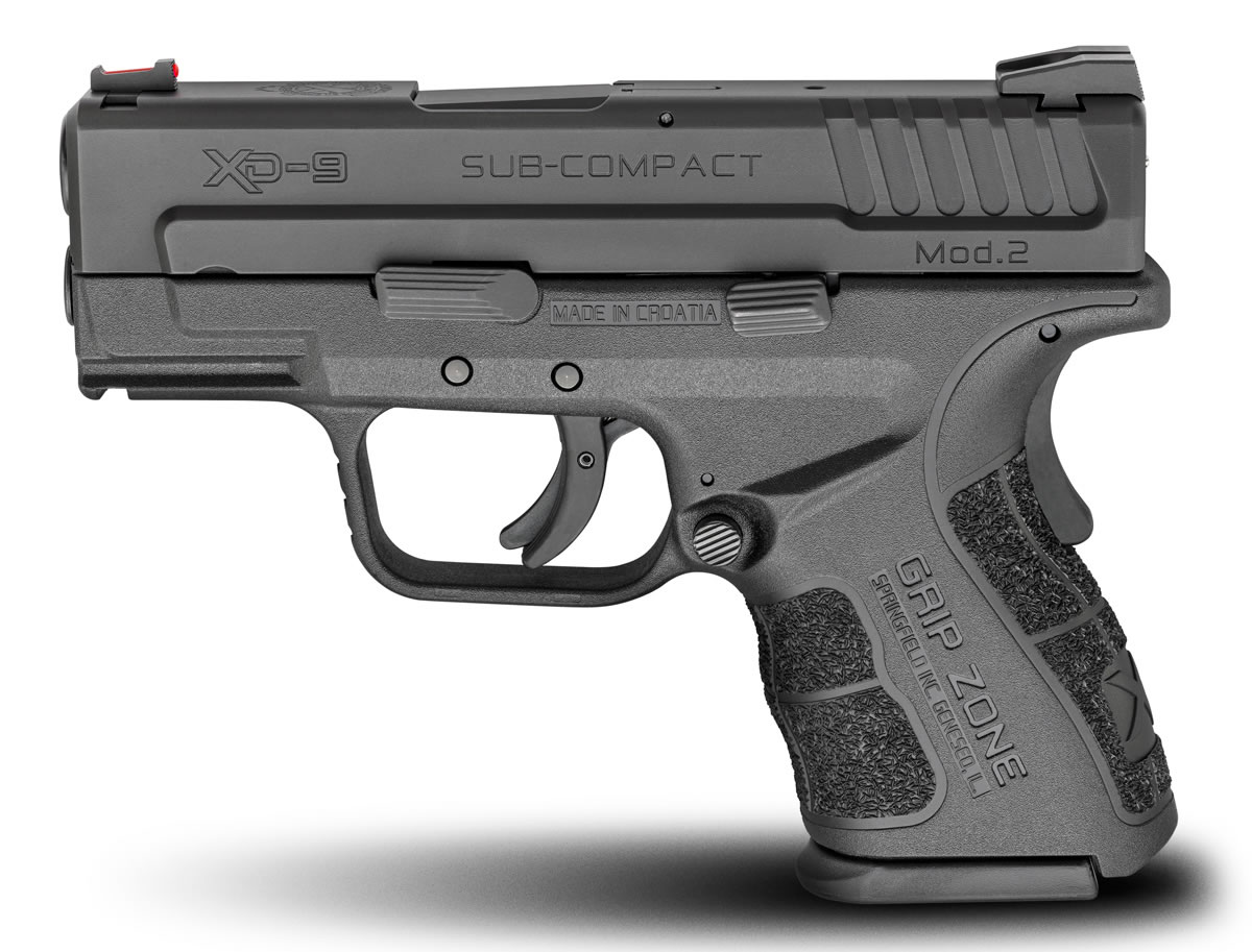 Springfield XD Mod 2 9mm Sub Compact Black With GripZone Sportsman s 