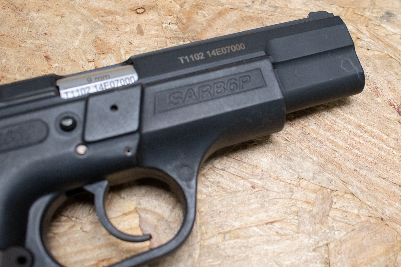 SAR ARMS SARB6P 9mm Police Trade-In Pistol with Manual Safety