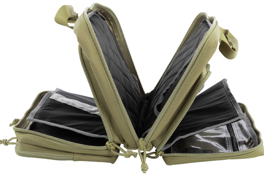 GPS Tactical Quad +2 Tactical Quad Bag with YKK Lockable Zippers, 8 Mag Pockets, 2 Ammo Pockets, ID Storage