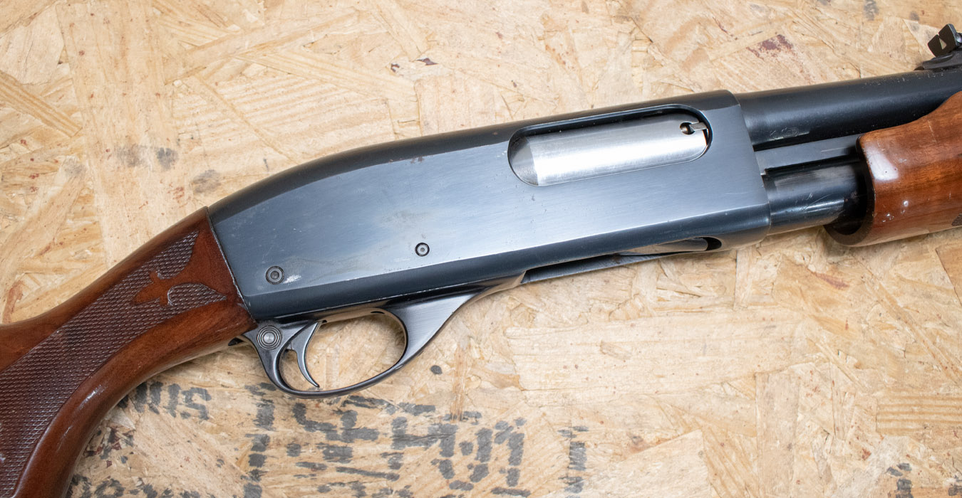 REMINGTON 870 Wingmaster 12 Gauge Police Trade-In Shotgun with 20 Inch Barrel and Rifle Sights