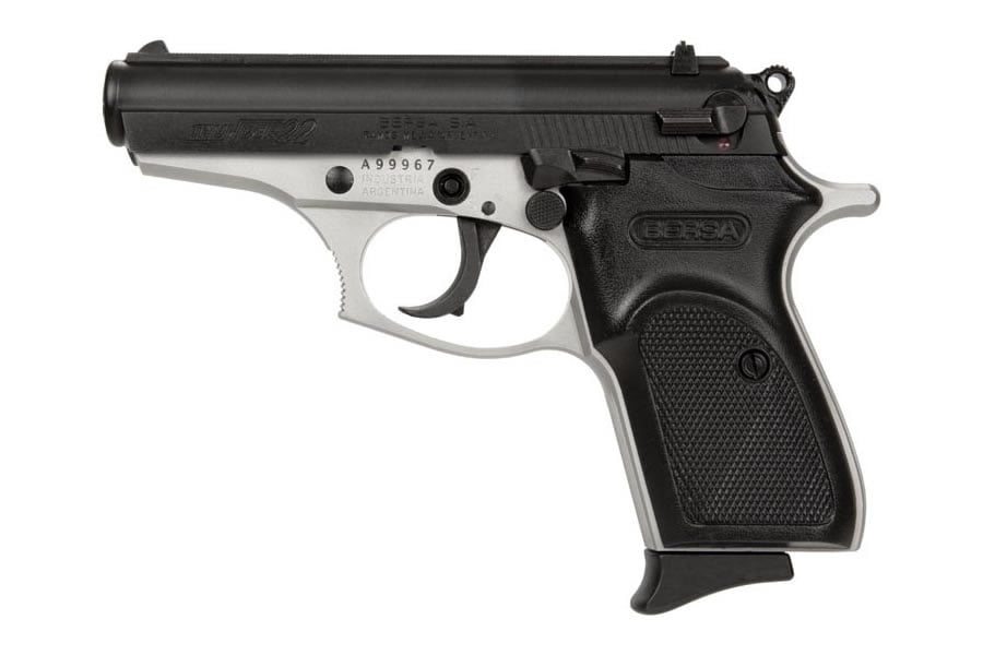 BERSA Thunder 22 Duo-Tone 22LR Pistol with Matte/Nickel Finish