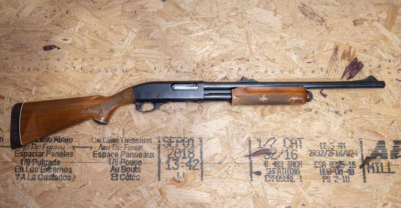 REMINGTON 870 Wingmaster 12 Gauge Police Trade-In Shotgun with Rifle Sights