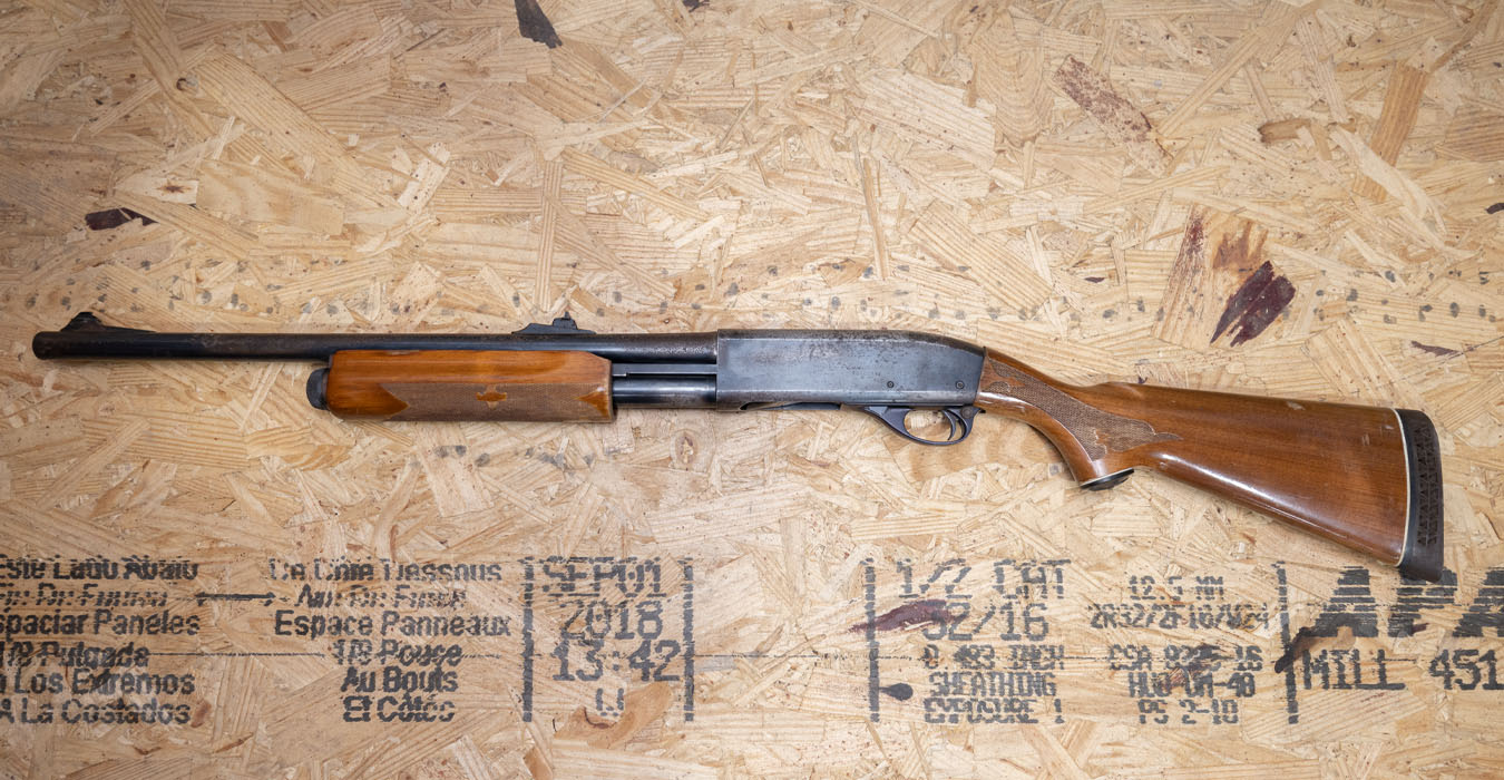 REMINGTON 870 Wingmaster 12 Gauge Police Trade-In Shotgun with Rifle Sights