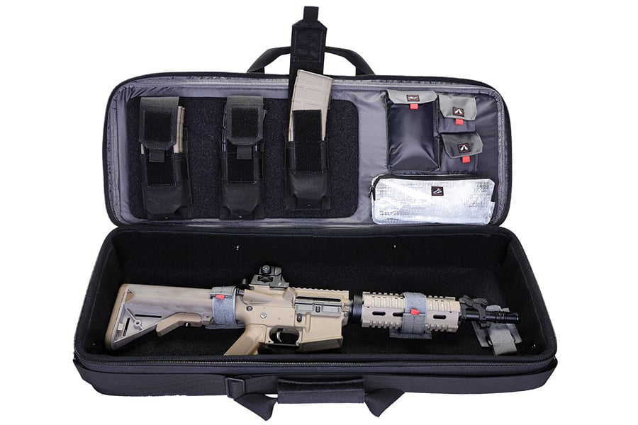 GPS Tactical Special Weapon Case with Three Removable Internal AR Magazine Storage Pouches