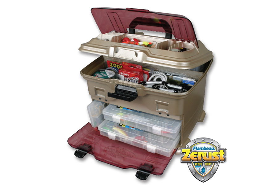 flambeau t4 multi-loader tackle box Multiloader Techniques Chasse et Pche two 3003 utility boxes and one 4007 utility box.Made in USA FLAMBEAU T4 MULTILOADER SMOKE -