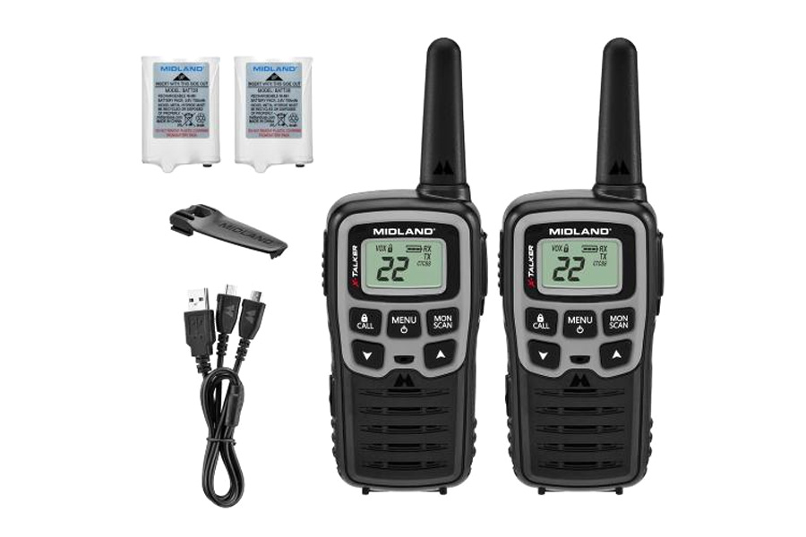 Midland 2 Two Way Radios with 22 Channels and 38 Privacy Codes