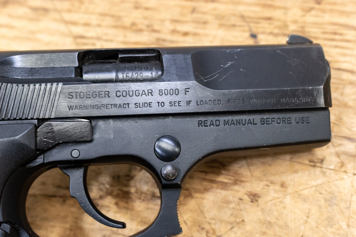 STOEGER Cougar 8000 F 9mm Used Police Trade-in Pistol
