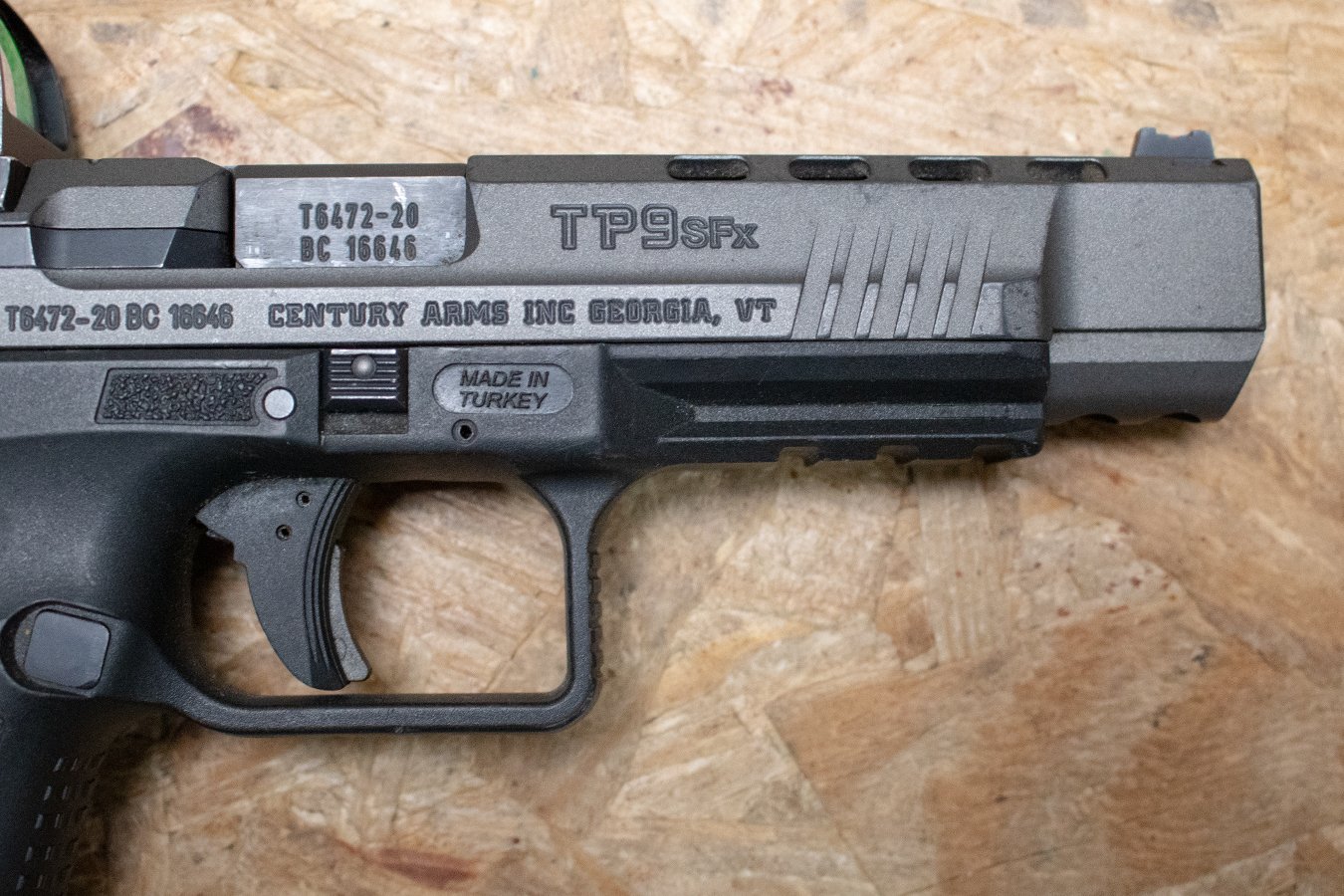 CANIK TP9SFX 9mm Police Trade-In Pistol with Ported Slide and Vortex Optic