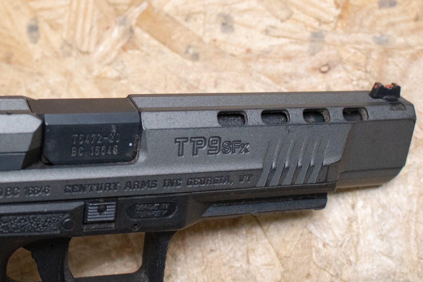 CANIK TP9SFX 9mm Police Trade-In Pistol with Ported Slide and Vortex Optic