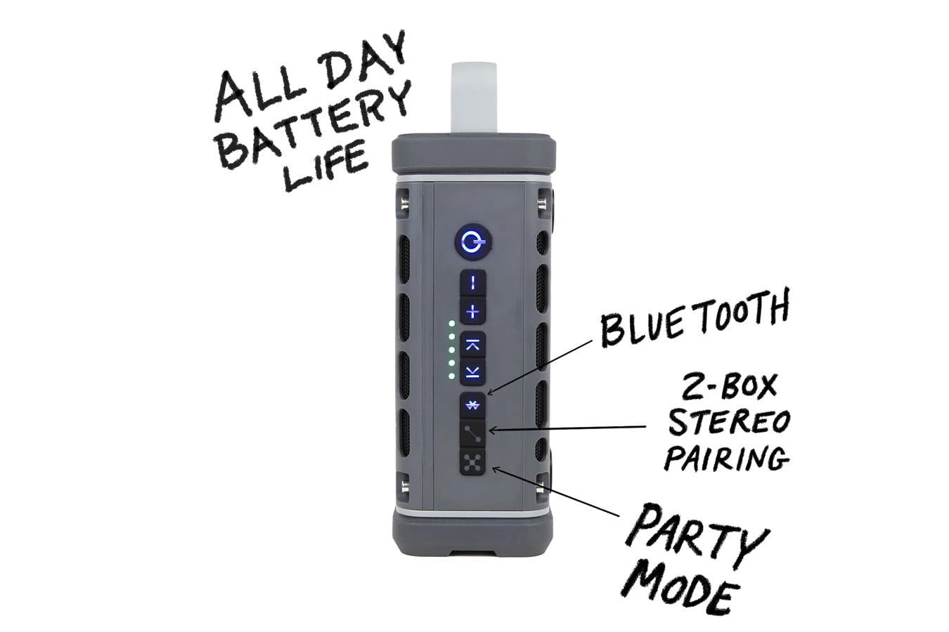 Turtlebox Ranger Speaker - Gray