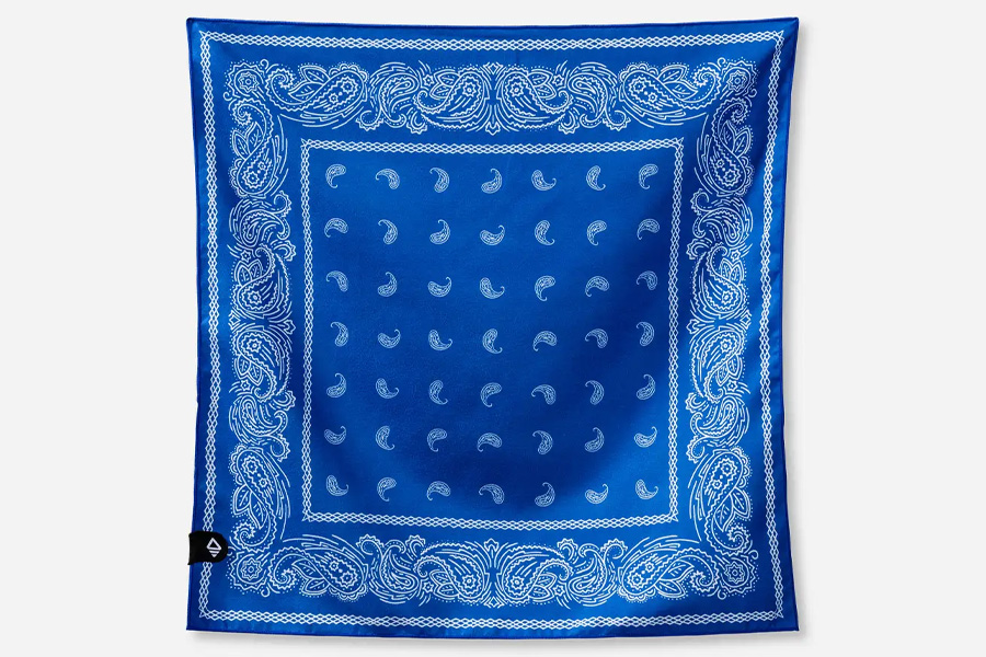 NOMADIX Bandana Towel Paisley Stellar Blue