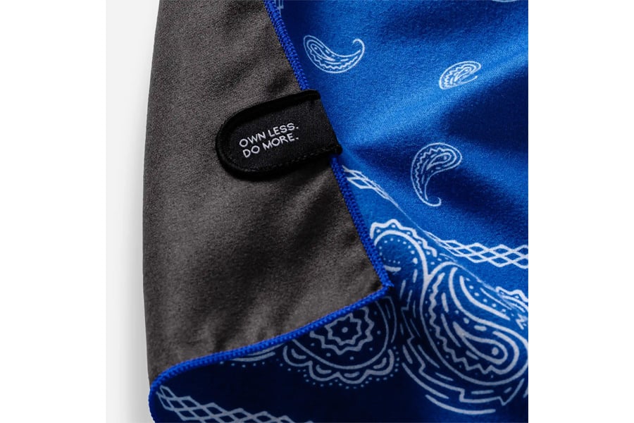 NOMADIX Bandana Towel Paisley Stellar Blue