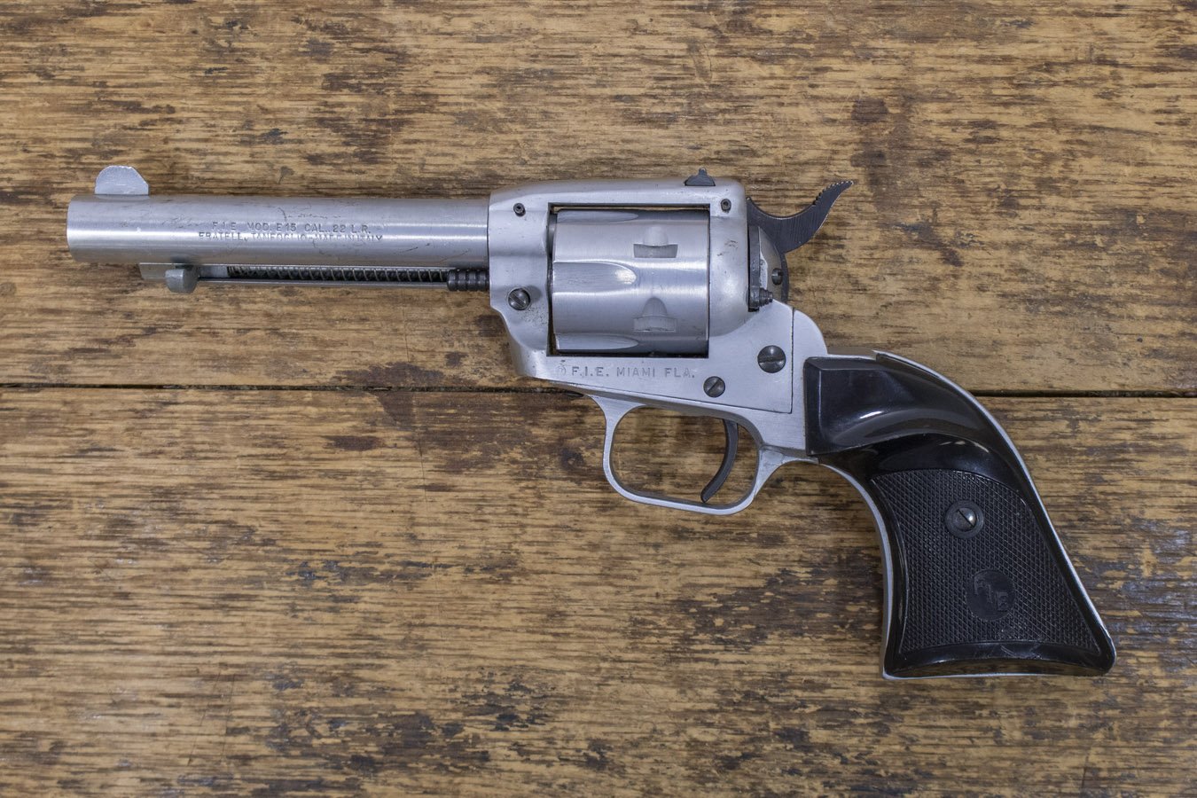 F.I.E E15 22LR Police Trade-In Revolver