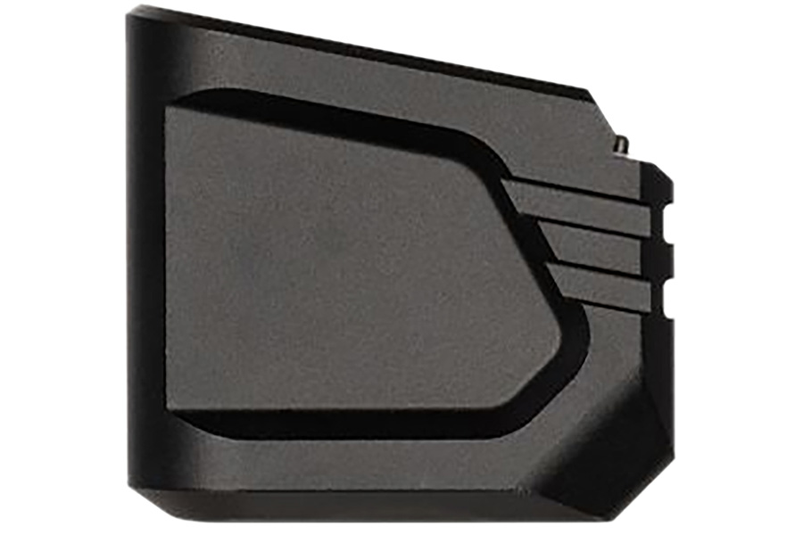 TYRANT CNC  Magazine Extension Fits Glock 19/23 Gen 4/5 Black Aerospace Grade Aluminum
