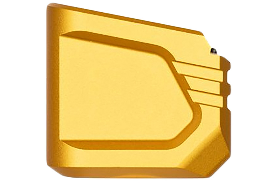 TYRANT CNC Magazine Extension Fits Glock 43x/48 Gold Aerospace Grade Aluminum