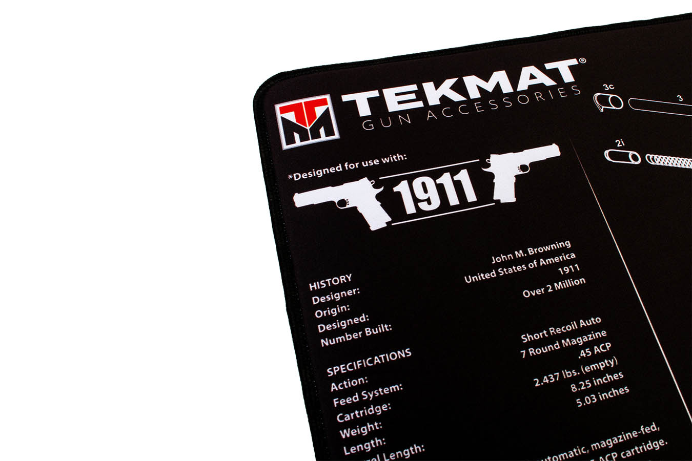 Tekmat 1911 Ultra Premium Gun Cleaning Mat