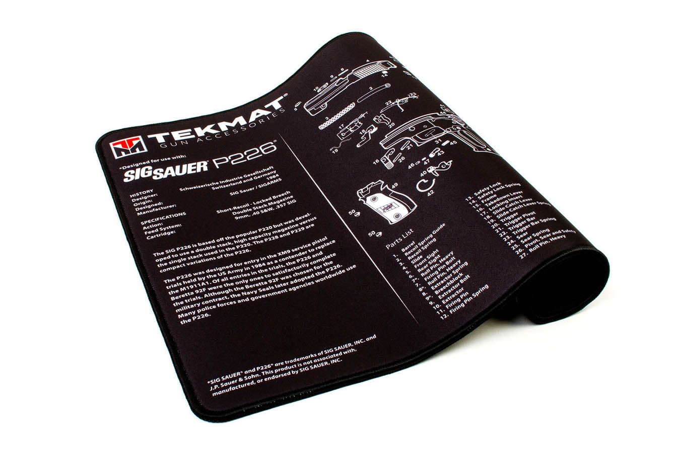 TEKMAT Ultra Premium Gun Cleaning Mat, Sig Sauer P226