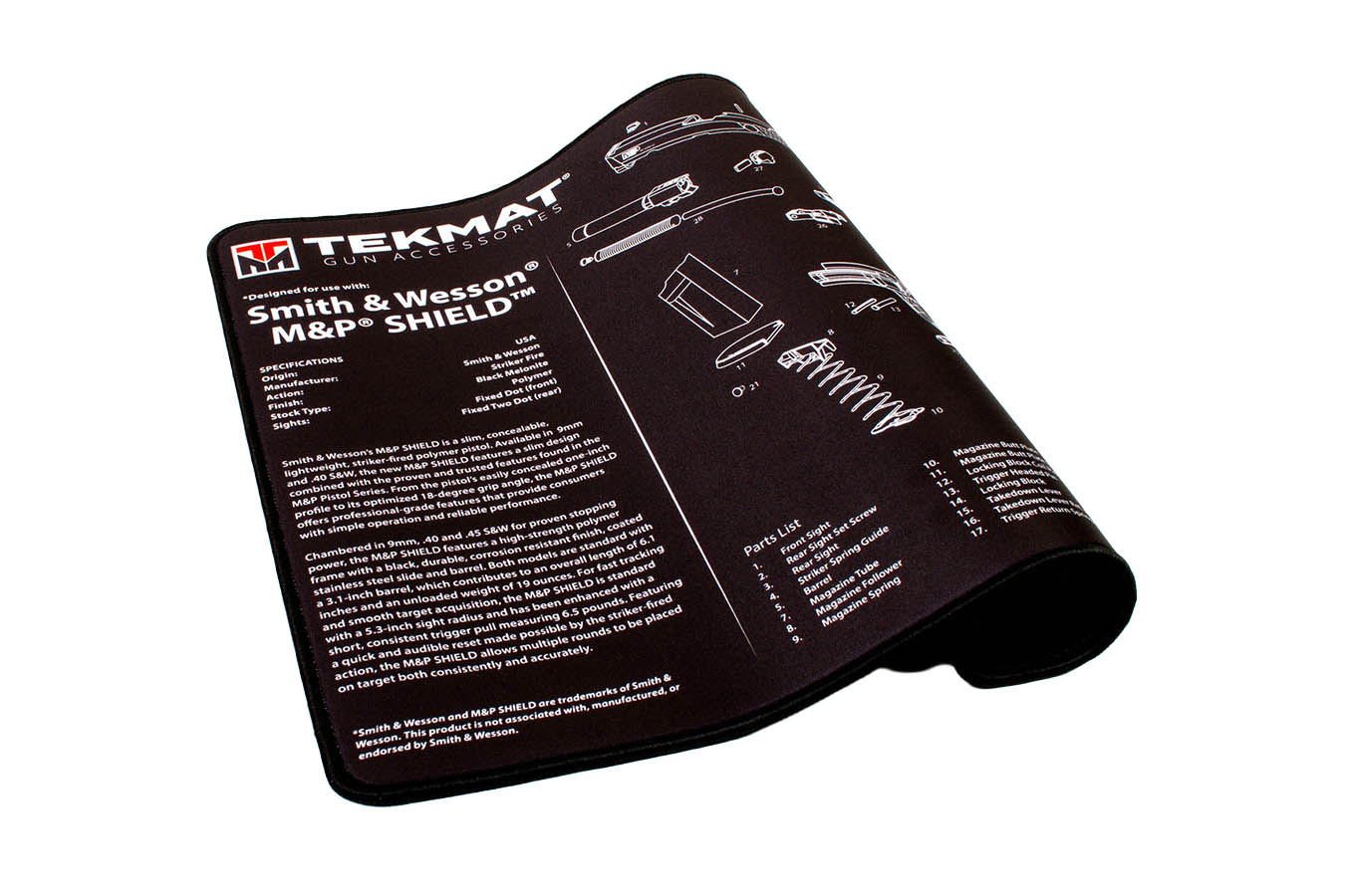 Tekmat SW MP Shield Ultra Premium Gun Cleaning Mat