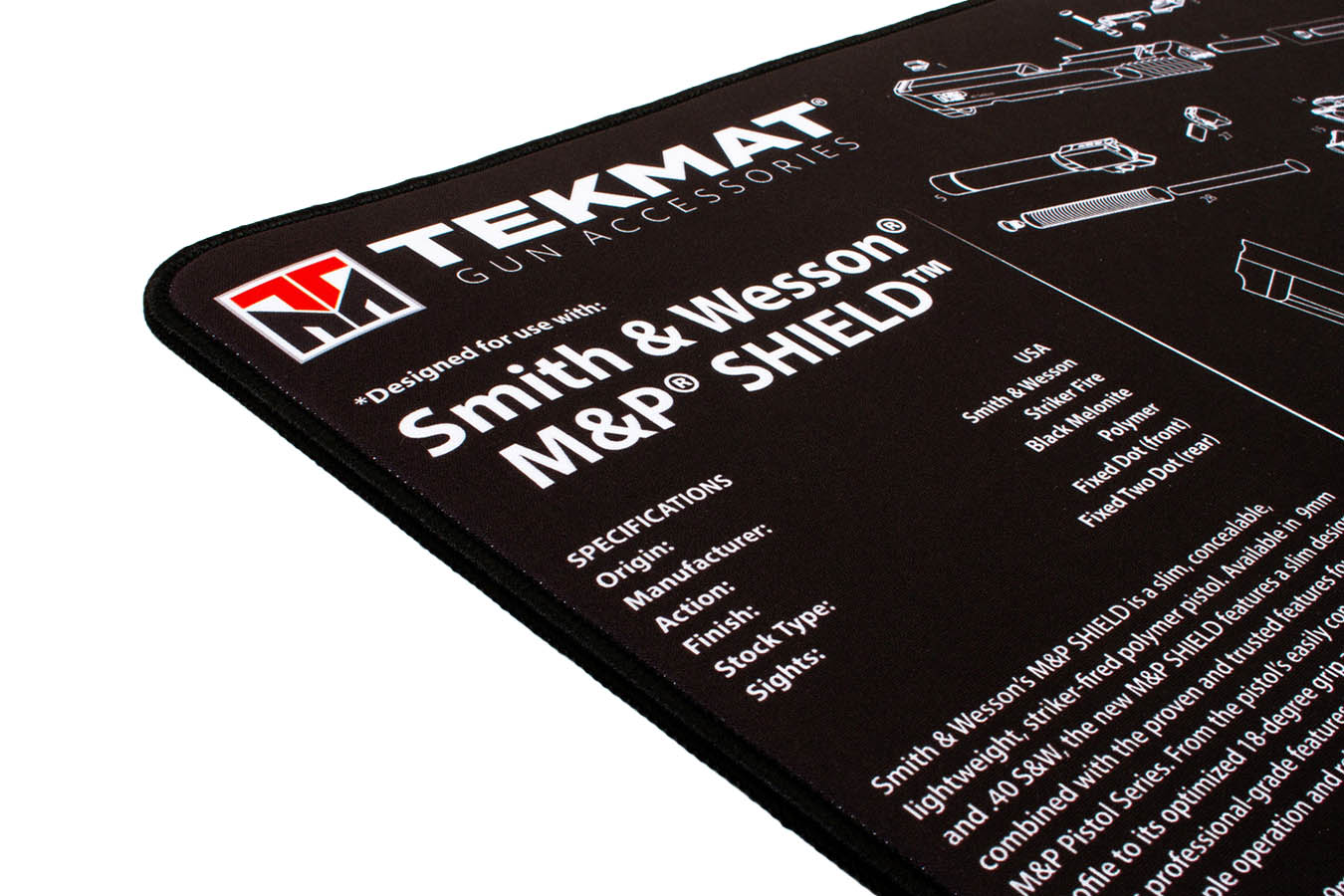 Tekmat SW MP Shield Ultra Premium Gun Cleaning Mat